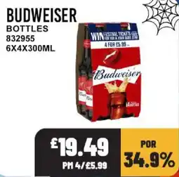 Bestway Budweiser bottles offer