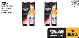 Bestway Asahi super dry bottles offer