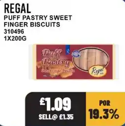 Bestway Regal puff pastry sweet finger biscuits offer