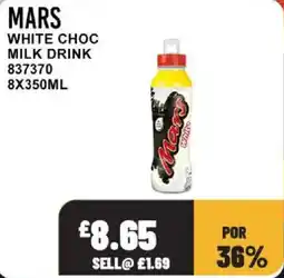 Bestway Mars white choc milk drink offer