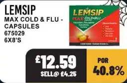 Bestway Lemsip max cold & flu capsules offer