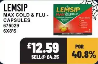 Lemsip max cold & flu capsules