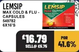 Bestway Lemsip max cold & flu capsules offer
