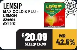 Bestway Lemsip max cold & flu - lemon offer