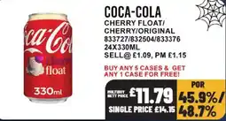 Bestway Coca-Cola cherry float offer