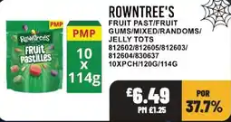 Bestway Rowntree's fruit pastilles offer