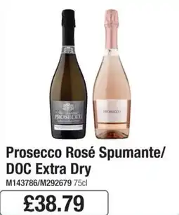 Booker Wholesale Prosecco Rosé Spumante offer