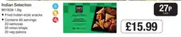 Booker Wholesale Chef's Menu Indian Selection offer