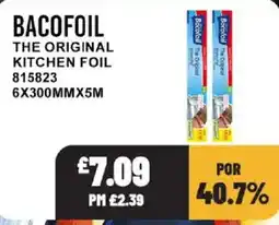 Bestway Bacofoil the original kitchen foil offer