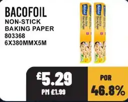 Bestway Bacofoil non-stick baking paper offer