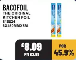 Bestway Bacofoil the original kitchen foil offer