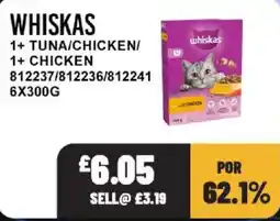 Bestway Whiskas 1+ chicken offer