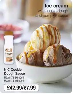 Booker Wholesale Nic cookie dough sauce offer