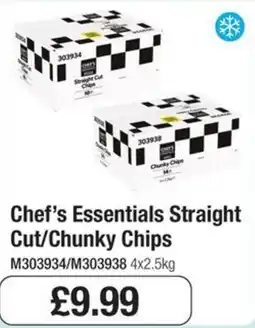 Booker Wholesale Chef's Essentials Straight Cut/Chunky Chips offer