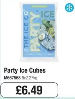 Booker Wholesale The Ice Co Party Ice Cubes offer