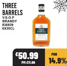 Bestway Three Barrels V.S.O.P Brandy offer