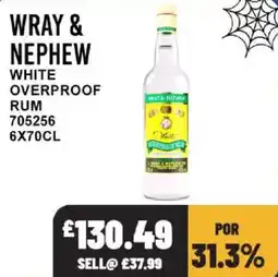 Bestway Wray & Nephew white overproof rum offer