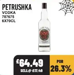 Bestway Petrushka vodka offer