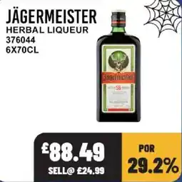 Bestway Jägermeister herbal liqueur offer