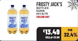 Bestway Frosty Jack's cider offer
