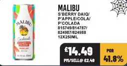 Bestway Malibu strawberry daiquiri offer