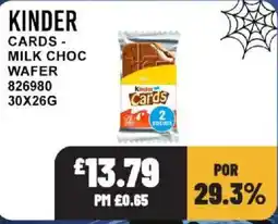 Bestway Kinder cards offer