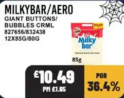 Bestway Milky bar aero giant buttons bubbles crml offer