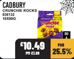 Bestway Cadbury crunchie rocks offer