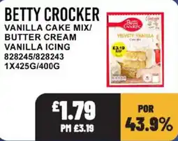 Bestway Betty Crocker vanilla cake mix offer