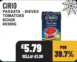 Bestway Cirio passata - sieved tomatoes offer