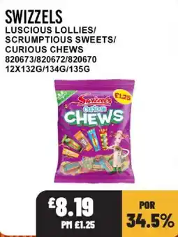 Bestway Swizzels curious chews offer