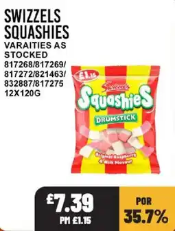 Bestway Swizzels squashies offer