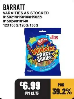 Bestway Barratt wham space babies offer