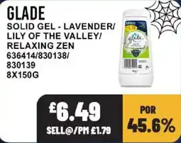 Bestway Glade solid gel - lavender/lily of the valley/relaxing zen offer