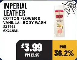 Bestway Imperial Leather cotton flower & vanilla - body wash offer