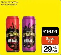 Booker Wholesale Kopparberg sweet vintage offer