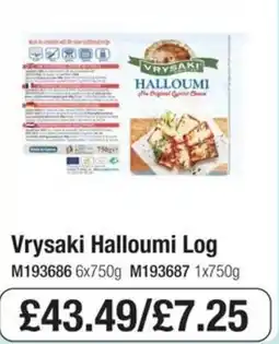 Booker Wholesale Vrysaki Halloumi Log offer
