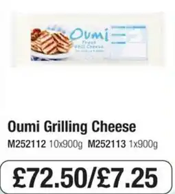 Booker Wholesale Oumi grilling cheese offer