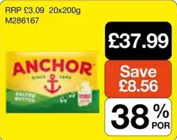 Booker Wholesale Anchor salted butter offer