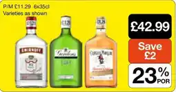 Booker Wholesale Smirnoff vodka offer