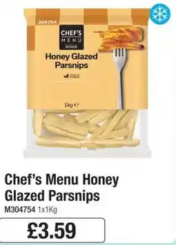 Booker Wholesale Chef's Menu Honey Glazed Parsnips offer