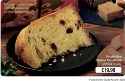 Booker Wholesale Piselli mini classic panettone offer