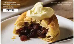 Booker Wholesale Chef's Premium All Butter Mince Pies offer