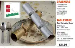 Booker Wholesale Duni Stargazing Range Tableware offer