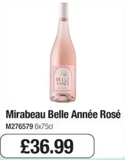 Booker Wholesale Mirabeau belle année rosé offer
