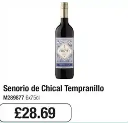 Booker Wholesale Senorio de Chical Tempranillo offer