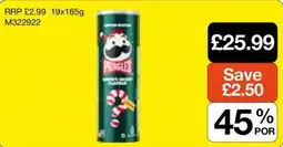 Booker Wholesale Pringles candy cane flavour offer