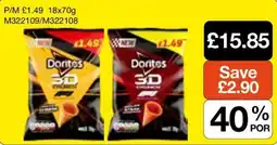 Booker Wholesale Doritos 3d crunch offer