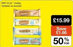 Booker Wholesale Creme de la Creme chocolate bars offer