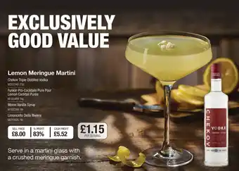 Lemon Meringue Martini